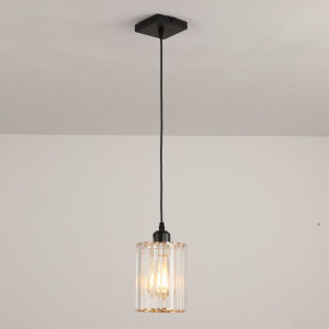 Люстра підвісна Sirius GLD-20996-1 BK+CR