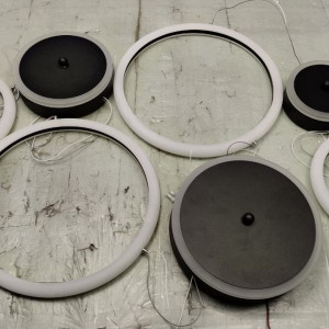 У N 3836 black 120*590*45, 56W*2, 2кольори***12