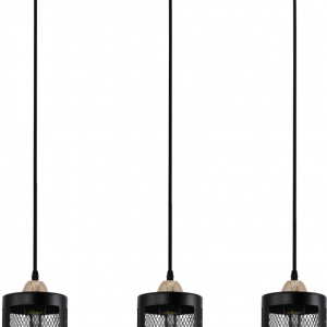 Люстра підвісна в стилі Sirius XA3224/3 BK+FGD