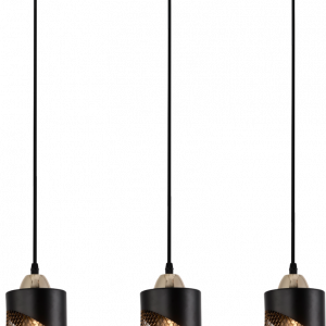 Люстра підвісна в стилі лофт Sirius XA3226/3 BK+FGD
