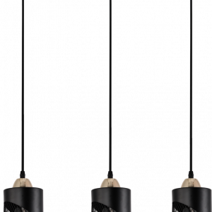 Люстра підвісна в стилі лофт Sirius XA3226/3 BK+FGD