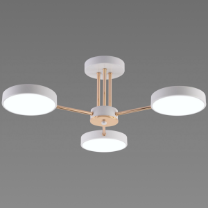 Люстра світлодіодна акрилова Sirius B X13242/3 WT+FGD