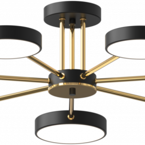 Люстра світлодіодна акрилова Sirius B X13242/7 BK+FGD