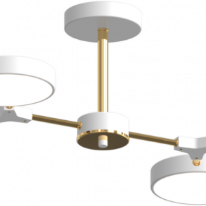 Люстра світлодіодна акрилова Sirius B X13246/4 WT+FGD біла