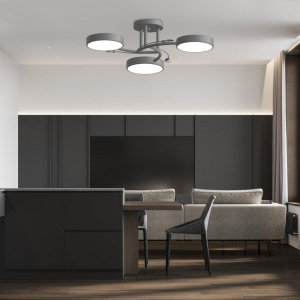 Люстра світлодіодна акрилова Sirius B XI3255/3 сіра