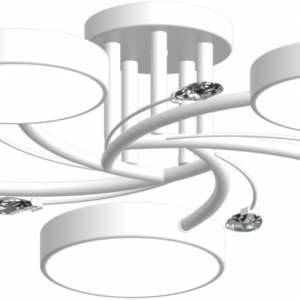 Люстра світлодіодна акрилова Sirius B X13255/5 WT біла