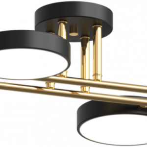 Люстра світлодіодна акрилова Sirius B X13257/4 BK+FGD