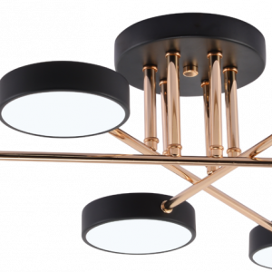 Люстра світлодіодна акрилова Sirius B X13258/6 BK+FGD