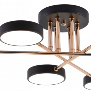 Люстра світлодіодна акрилова Sirius B X13258/6 BK+FGD