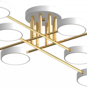 Люстра світлодіодна акрилова Sirius B X13258/8 WT+FGD