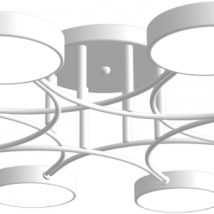 Люстра світлодіодна акрилова Sirius B X13266/8 WT біла