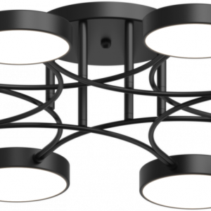 Люстра світлодіодна акрилова Sirius B X13266/8 BK чорна