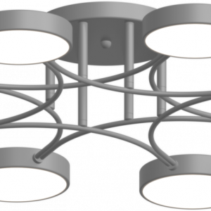 Люстра світлодіодна акрилова Sirius B X13266/8 сіра