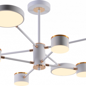 Люстра світлодіодна акрилова Sirius B X13288/8 WT+FGD