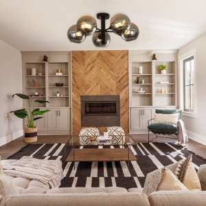 Люстра у вітальню GLX-22901-5 на 5 плафонів