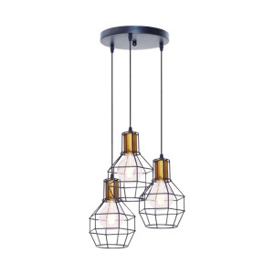 Люстра в стилі лофт GLD-22903-3 на 3 плафони