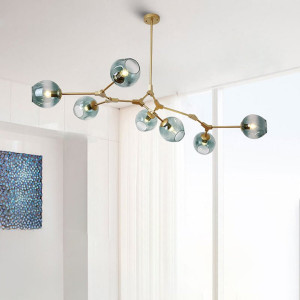 Люстра сучасна для вітальні 19662-7 на 7 плафонів