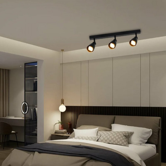 Спот INN-23044BK чорний на 3 плафони Зображення №3 Спот INN-23044BK чорний на 3 плафони фото № 3