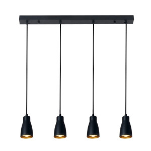 Люстра в стилі лофт INN-23047BK на 4 плафони