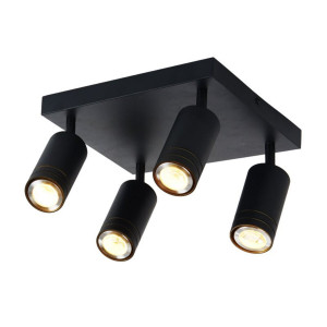 Спот INN-23700BK чорний на 4 плафони
