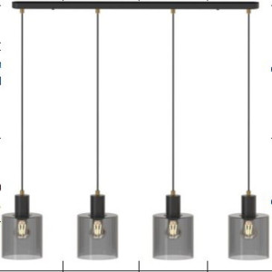 Люстра підвісна HN8436-4 на 4 плафони Люстра підвісна HN8436-4 на 4 плафони