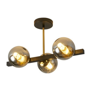 Люстра Молекула декоративна GLX-23752-3A BK+GD на 3 плафони