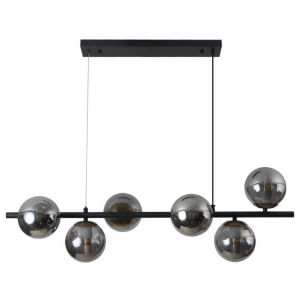 Люстра декоративна GLD-23749-6A BK на 6 плафонів