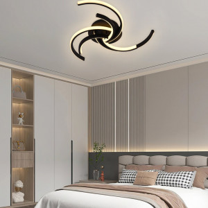 Люстра світлодіодна акрилова Sirius LCD3002 BK чорна