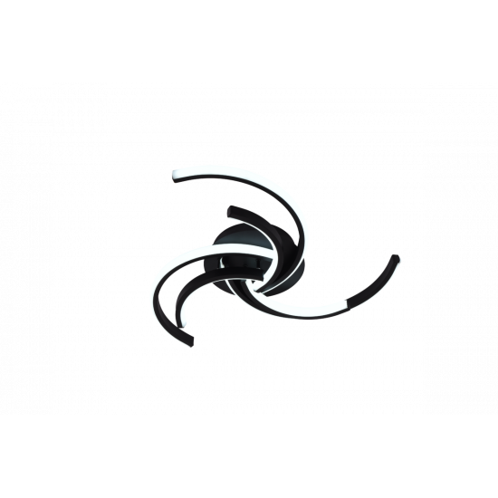 Люстра світлодіодна акрилова Sirius LCD3002 BK чорна  фото № 4