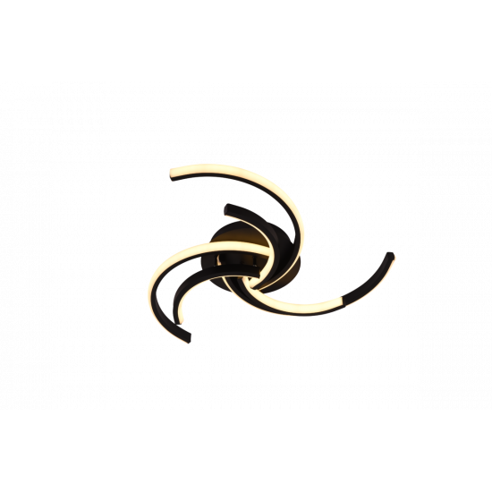 Люстра світлодіодна акрилова Sirius LCD3002 BK чорна  фото № 5