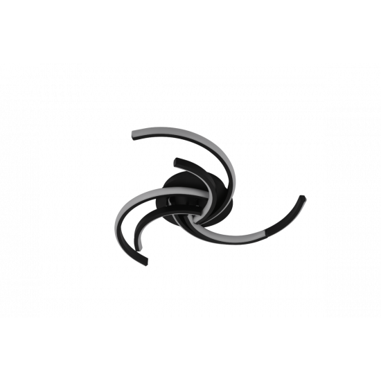 Люстра світлодіодна акрилова Sirius LCD3002 BK чорна  фото № 6