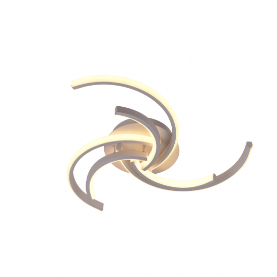 Люстра світлодіодна акрилова Sirius LCD3002 WT біла  фото № 4