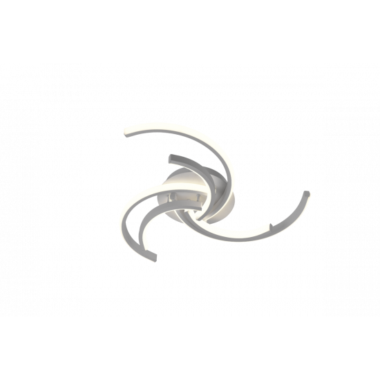 Люстра світлодіодна акрилова Sirius LCD3002 WT біла  фото № 6