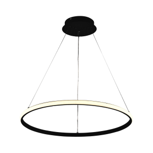 Люстра підвісна світлодіодна Sirius LCD3010 BK чорна