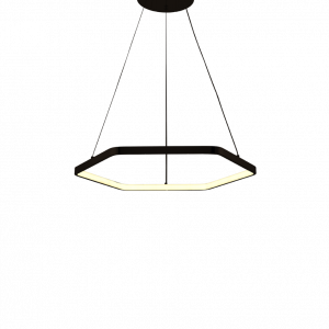 Люстра підвісна світлодіодна Sirius LCD3024 BK чорна