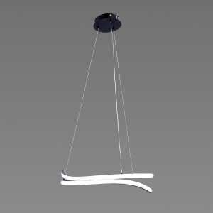 Люстра підвісна світлодіодна Sirius LCD3052 BK чорна