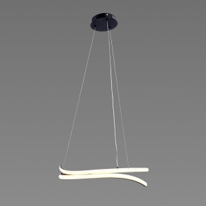 Люстра підвісна світлодіодна Sirius LCD3052 BK чорна