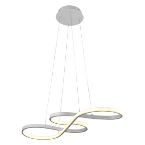 Люстра підвісна світлодіодна Sirius LCD3054 WT біла