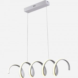 Люстра підвісна світлодіодна Sirius LCD3055 WT біла