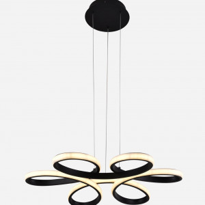 Люстра підвісна світлодіодна Sirius LCD3061 BK чорна