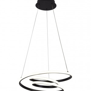 Люстра підвісна світлодіодна Sirius LCD3067 BK чорна