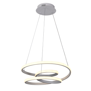 Люстра підвісна світлодіодна Sirius LCD3067 WT біла