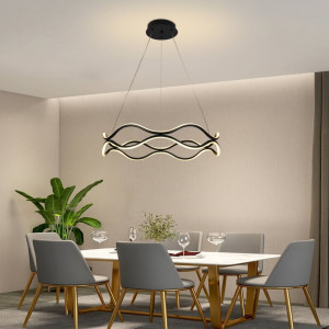 Люстра підвісна світлодіодна Sirius LCD3077 BK чорна