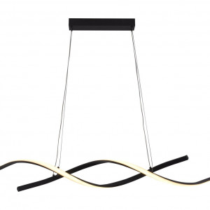 Люстра підвісна світлодіодна Sirius LCD3082 BK чорна