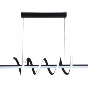 Люстра підвісна світлодіодна акрилова Sirius LCD3087 BK чорна