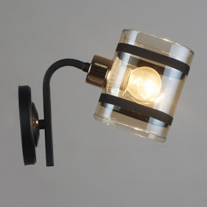 Бра настінне Sirius B N4060/1W BK+FGD
