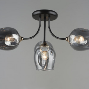 Люстра стельова Sirius B N6119/4 COFFEE+FGD