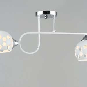 Люстра металева Sirius B A4244/2 WT+CR на 2 плафони