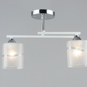 Люстра стельова Sirius B A4257/2 WT+CR на 2 плафони