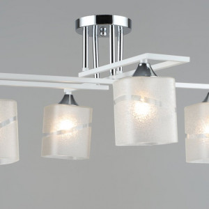 Люстра стельова Sirius B A4257/4 WT+CR на 4 плафони